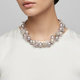 Vintage Faux Pearl and Rhinestone Necklace
