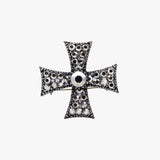 Vintage Weiss Maltese Cross Brooch