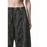 Cropped Barrel Leg Pants