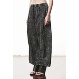 Cropped Barrel Leg Pants