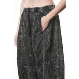 Cropped Barrel Leg Pants