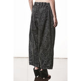 Cropped Barrel Leg Pants