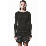 Ribbed Long Sleeve Shirt