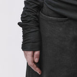 Detail of a black top