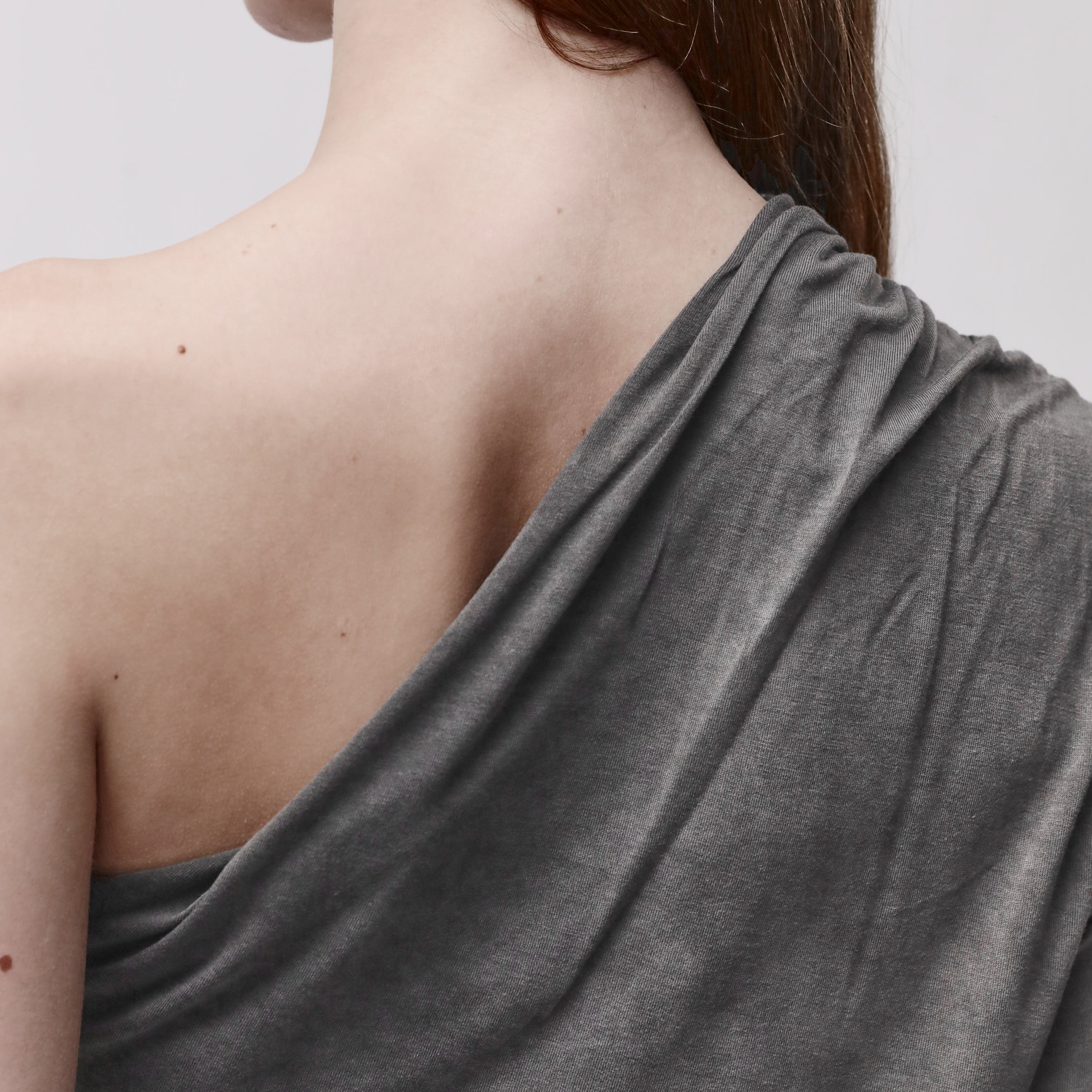 Back view of a grey top