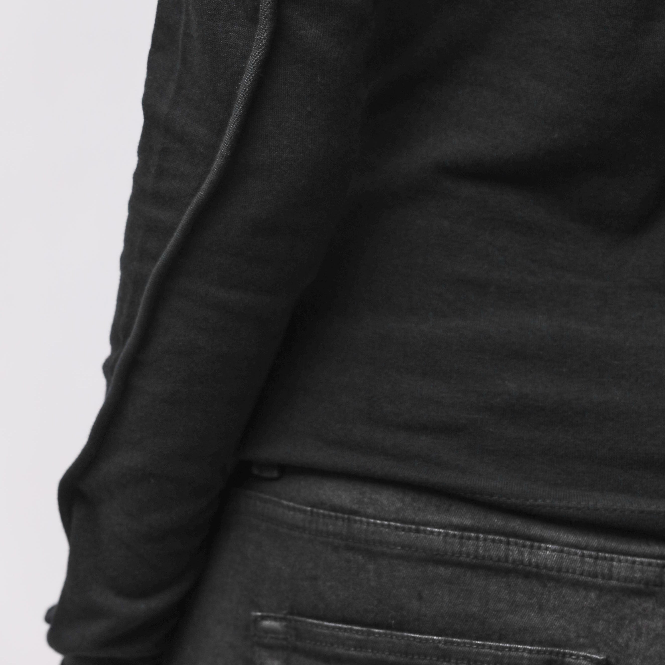 Detail of a black top
