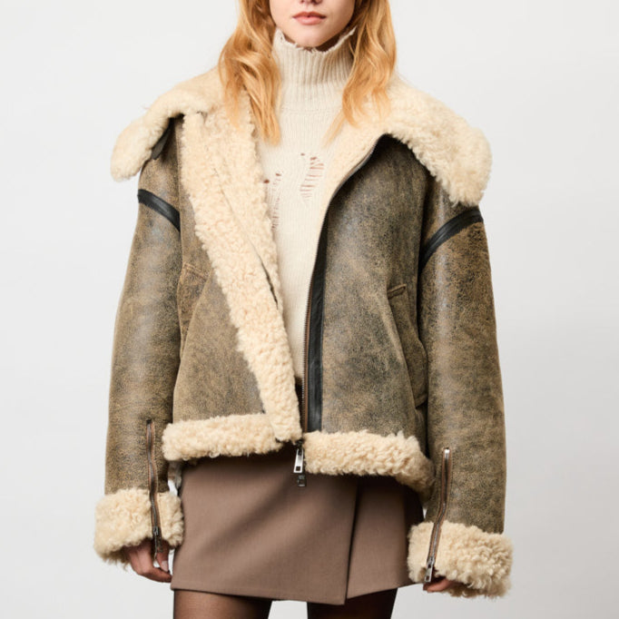 Shearling Aviator Jacket