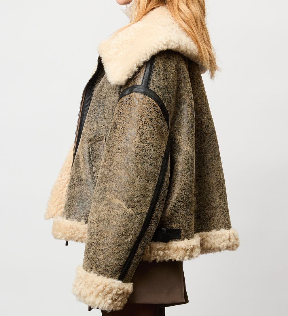 Shearling Aviator Jacket
