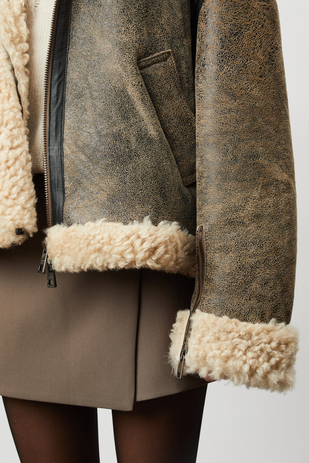 Shearling Aviator Jacket