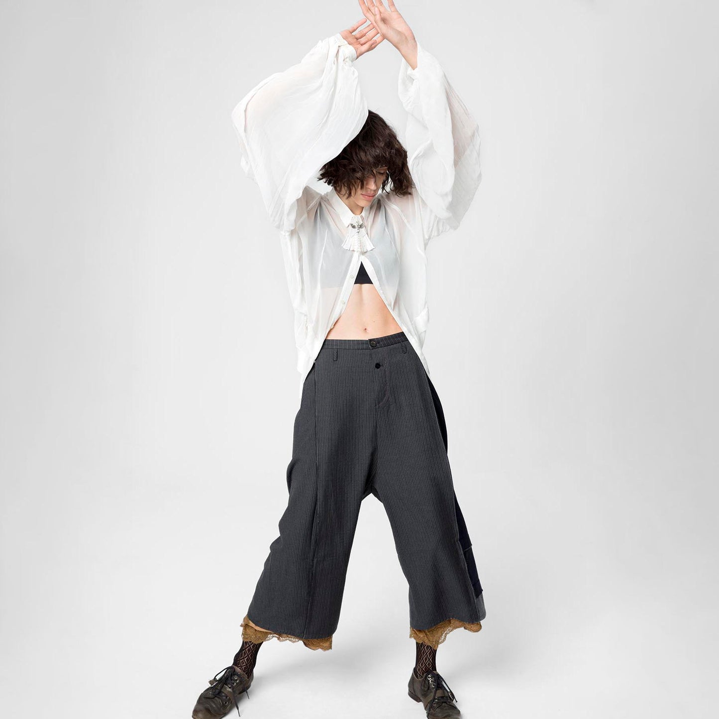 Wool Pant Skirt