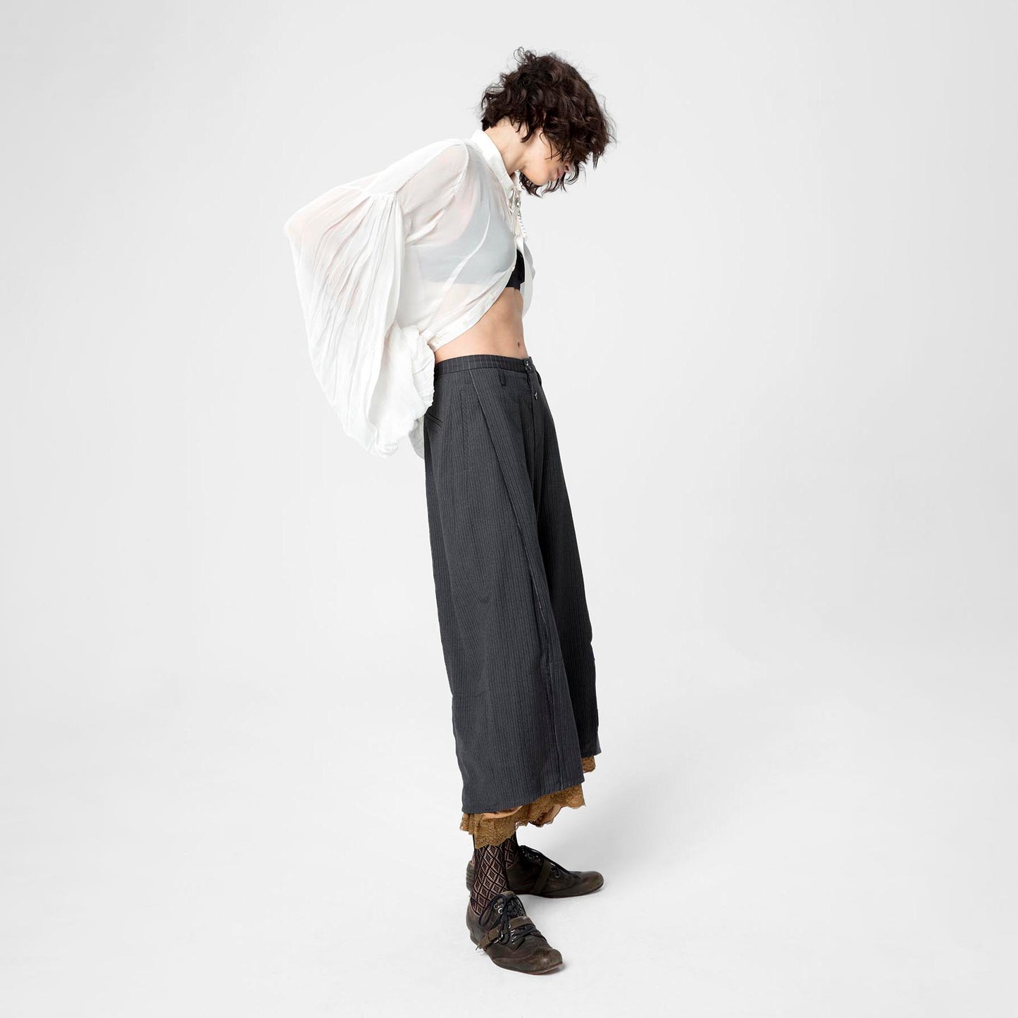Wool Pant Skirt