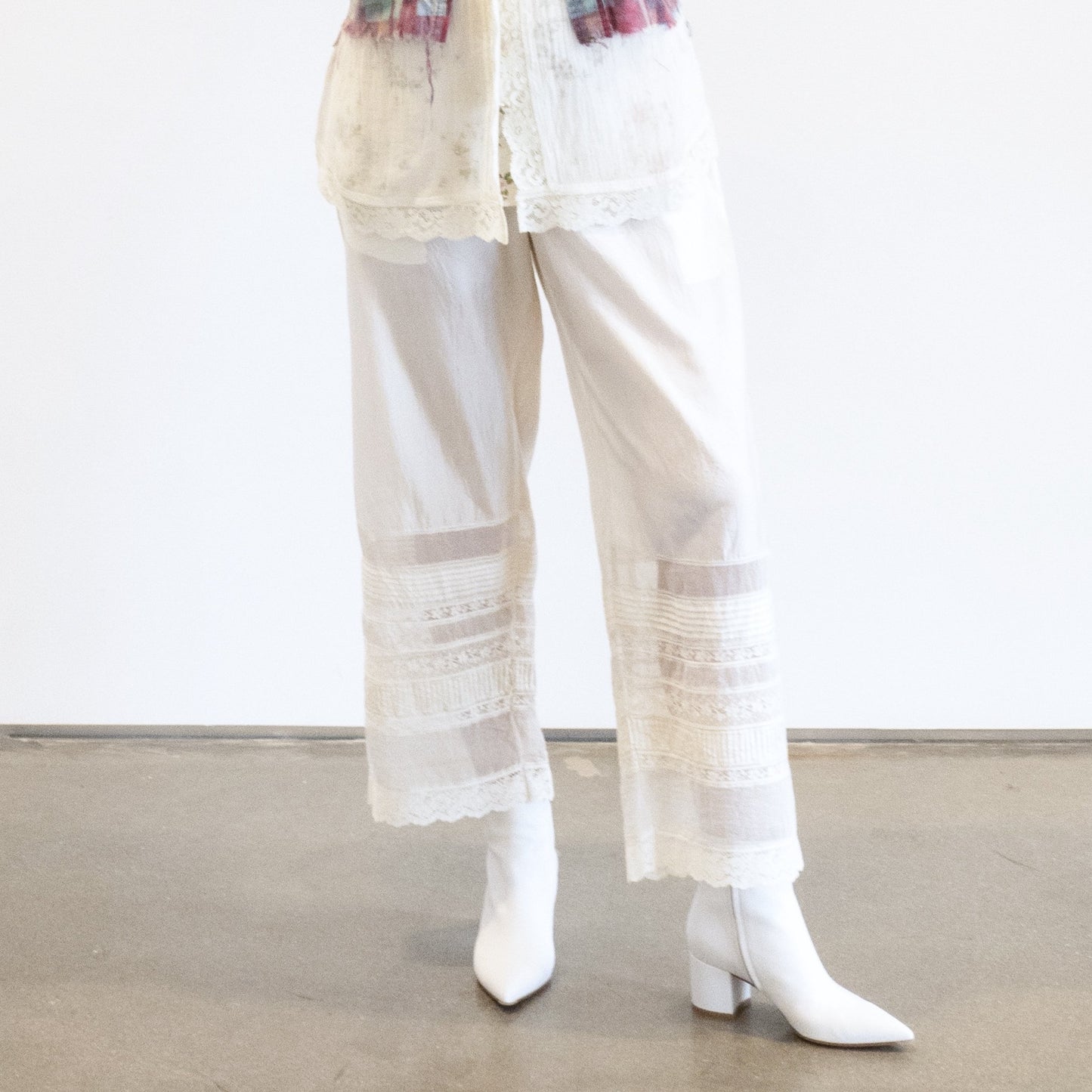 Péro Silk Cream Pants