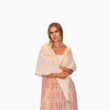 Péro Cream Lace Scarf