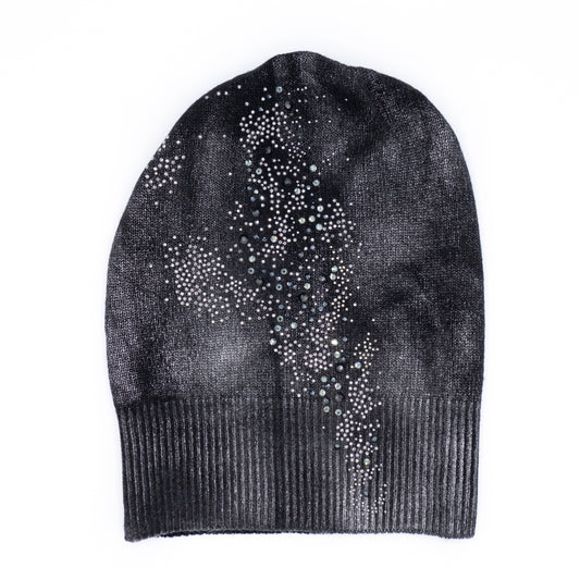 Knitted Beanie With Sequins