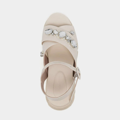 Simone Rocha crystal embellished platform sandals