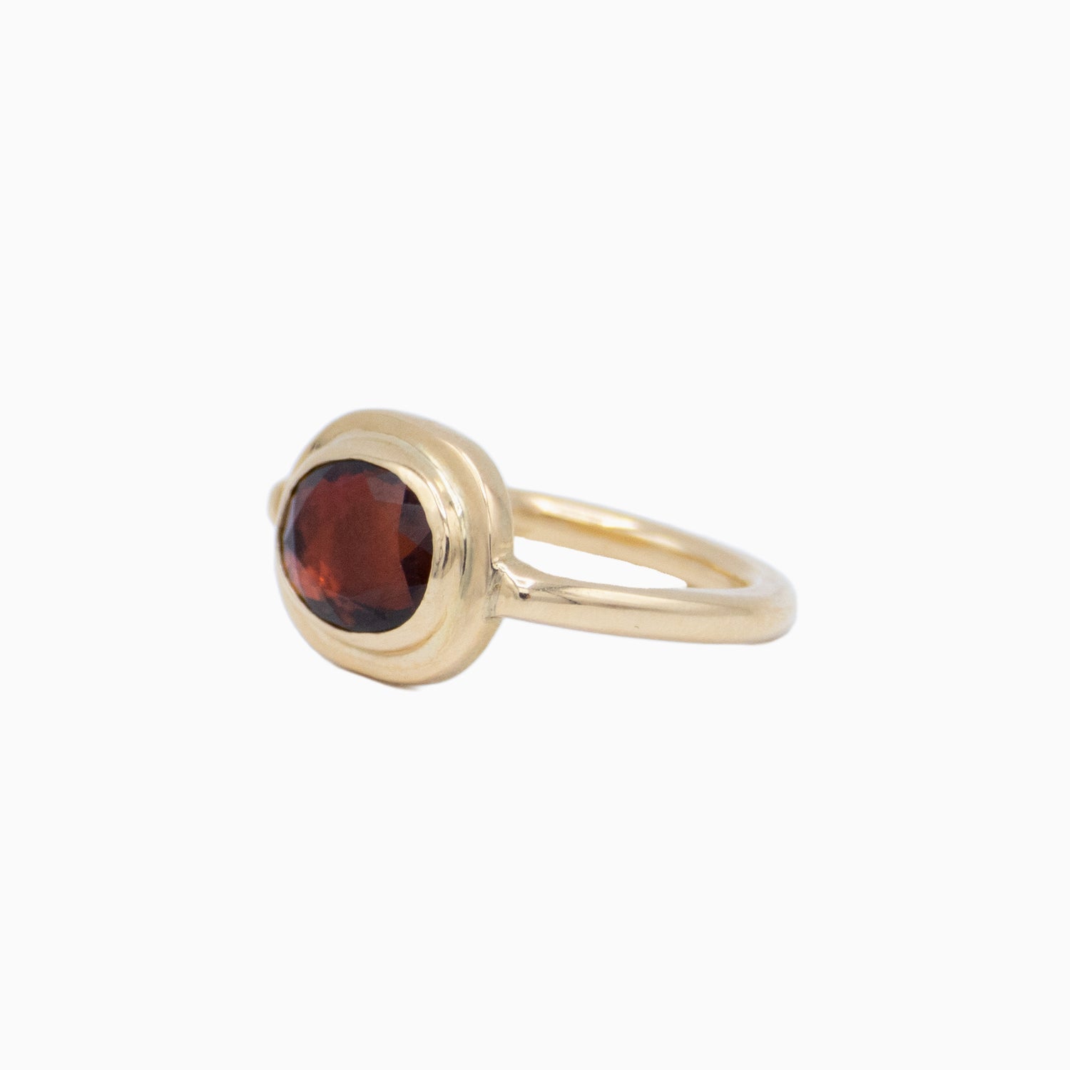 AM Studio Rosecut Strawberry Tourmaline Ring