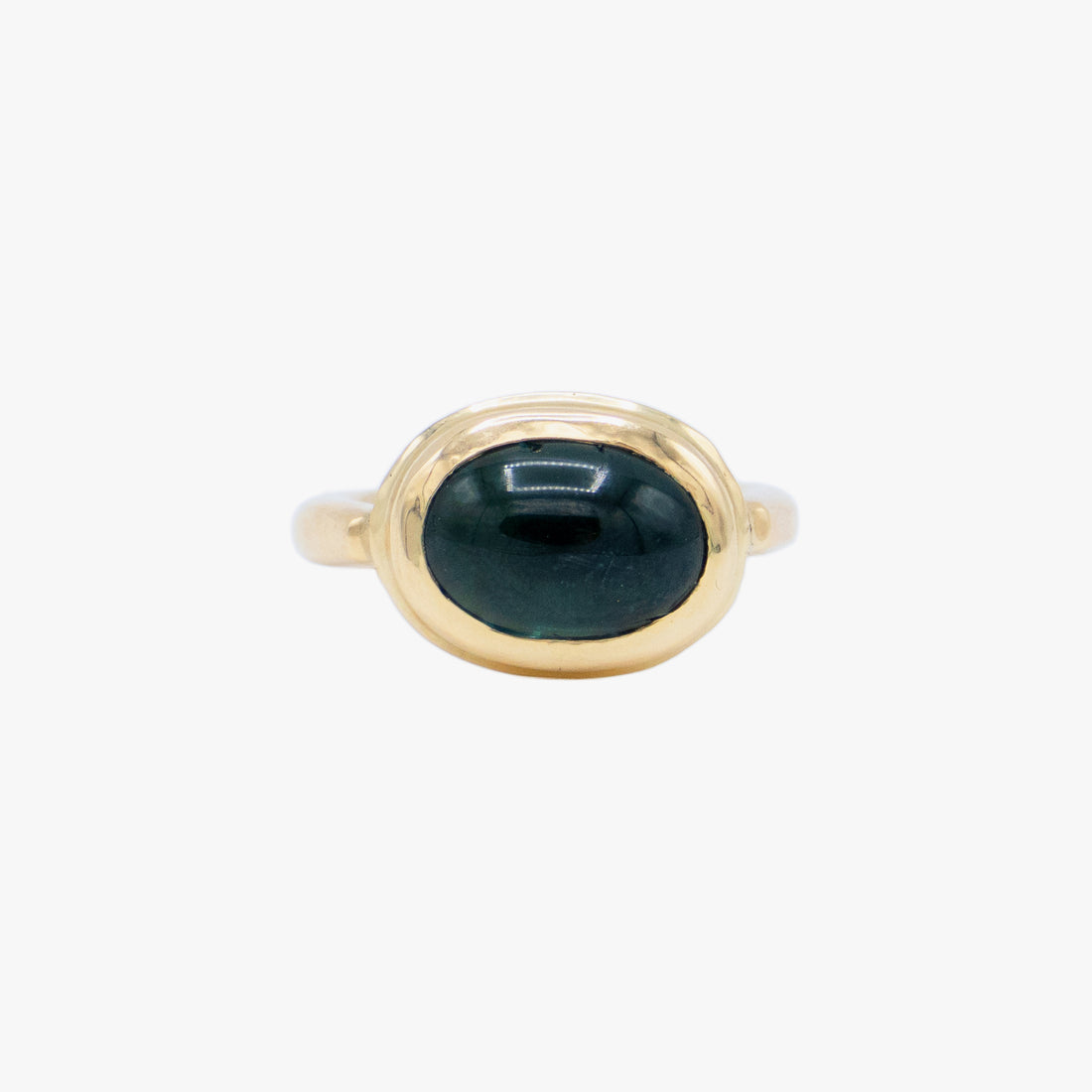 AM Studio Blue Cabochon Tourmaline Ring