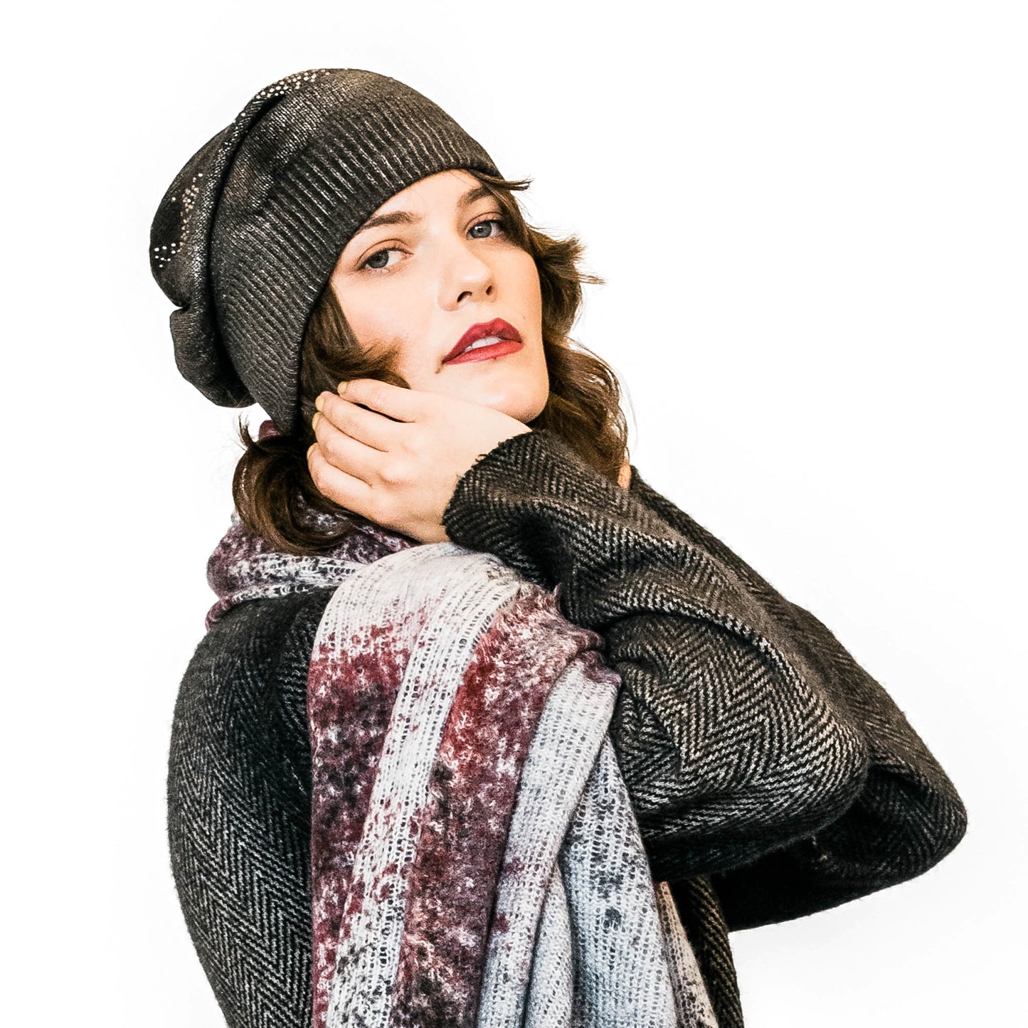 Avant Toi Knitted Beanie With Sequins