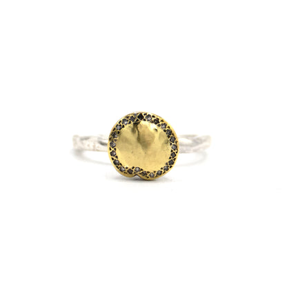 Rosa Maria Copper &amp; Cognac Diamonds Noufa Ring