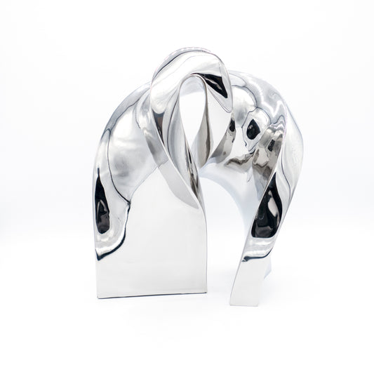 Stephanie Bachiero 'Hysteresis' Stainless Steel Sculpture
