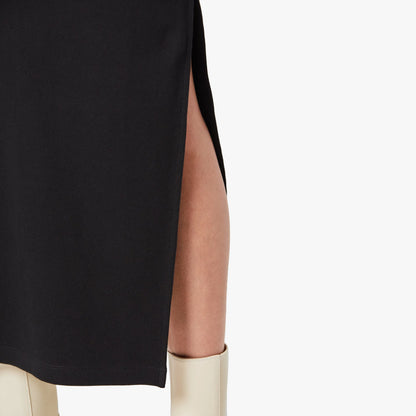 Thom Krom Black Ribbed Skirt